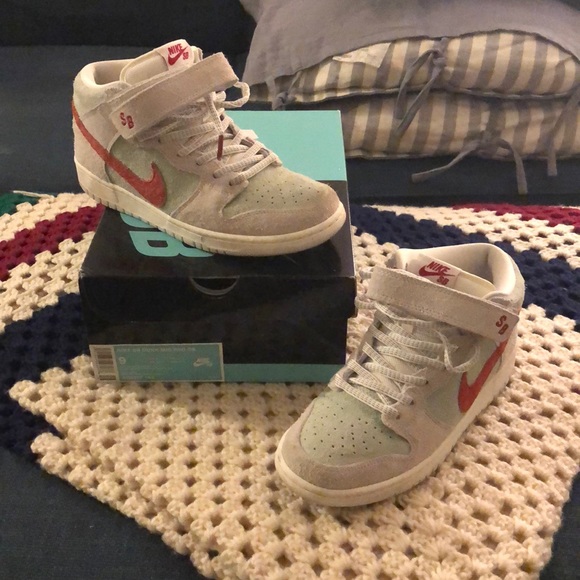 Nike Other - Nike SB Dunk Mid Pro QS “White Widow”